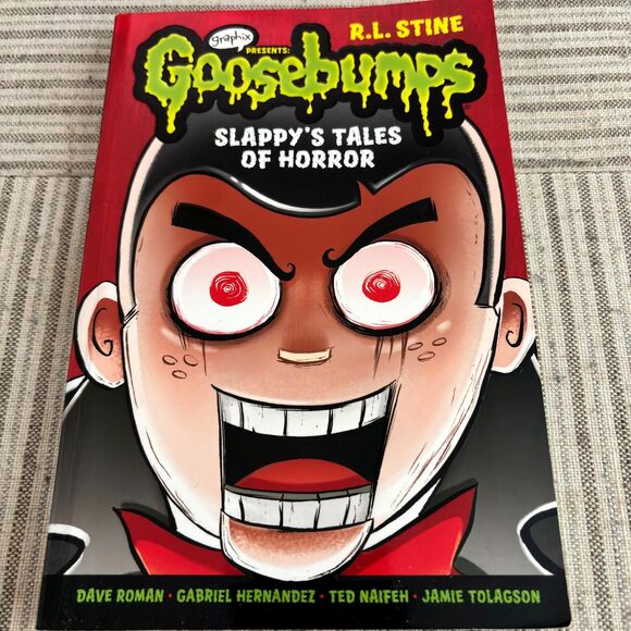 Graphix Presents R.L. STINE GOOSEBUMPS Slappy's Tales Of Horror 4 Story Book - Picture 1 of 4